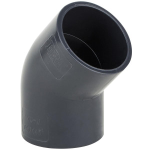 Отвод ПВХ 45° Aquaviva